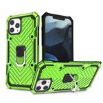 Cool Armor PC + TPU Shockproof Case with 360 Degree Rotation Ring Holder For iPhone 13 Pro(Green)