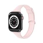 TPU Sliding Buckle Watch Band For Apple Watch Series 8&7 41mm / SE 2&6&SE&5&4 40mm / 3&2&1 38mm(Sand Pink)