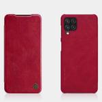For Samsung Galaxy A22 4G LTE NILLKIN QIN Series Crazy Horse Texture Horizontal Flip Leather Case(Red)
