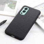 For OnePlus Nord 2 5G Lambskin Texture Protective Case(Black)