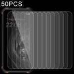 For Oukitel WP15 50 PCS 0.26mm 9H 2.5D Tempered Glass Film