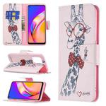 For OPPO A94 5G / Reno5 Z 5G / F19 Pro+ Colored Drawing Pattern Horizontal Flip Leather Case with Holder & Card Slots & Wallet(Deer)