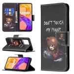 For OPPO Realme 8 / Realme 8 Pro Colored Drawing Pattern Horizontal Flip Leather Case with Holder & Card Slots & Wallet(Bear)