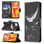 For OPPO Realme C15 / C12 / C25 Colored Drawing Pattern Horizontal Flip Leather Case with Holder & Card Slots & Wallet(Smirk)