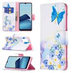 For vivo Y20 Colored Drawing Pattern Horizontal Flip Leather Case with Holder & Card Slots & Wallet(Butterfly Love)