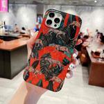 For iPhone 12 Pro Max Natural Scenery Pattern TPU Protective Case(Jungle Tiger)