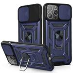 For iPhone 13 mini Sliding Camera Cover Design TPU+PC Protective Case (Blue)
