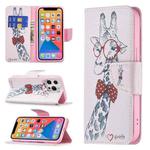 For iPhone 13 mini Colored Drawing Pattern Horizontal Flip Leather Case with Holder & Card Slots & Wallet (Deer)