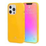 For iPhone 13 Pro GOOSPERY JELLY Full Coverage Soft Case (Yellow)