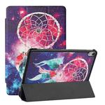 Silk Texture Colored Drawing Pattern Horizontal Flip Magnetic PU Leather Case with Three-folding Holder & Sleep / Wake-up Function ForiPad Air 2022 / 2020 10.9(Star Dream Catcher)