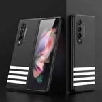 For Samsung Galaxy Z Fold3 5G GKK Ultra-thin Full Coverage Painted Protective Case(Four Bars Black)