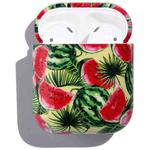 Fruit Pattern Anti-fall Wireless Earphone PC Protective Case For AirPods 1/2(Watermelon)
