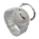 For Garmin Fenix 5X/5X Plus Smart Watch Steel Bezel Ring, A Version(Silver Ring Black Letter)