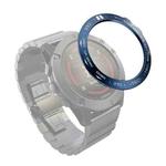 For Garmin Fenix 5X/5X Plus Smart Watch Steel Bezel Ring, B Version(Blue Ring White Letter)