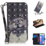 For Huawei Mate 30 Pro / 5G 3D Colored Drawing Horizontal Flip PU Leather Case with Holder & Card Slots & Wallet(Embrace Cat)