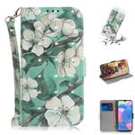 For Nokia 7.2 / 6.2 3D Colored Drawing Horizontal Flip PU Leather Case with Holder & Card Slots & Wallet(Watercolor Flower)