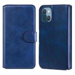 For iPhone 13 mini Classic Calf Texture PU + TPU Horizontal Flip Leather Case with Holder & Card Slots & Wallet (Blue)