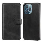 For iPhone 13 Pro Classic Calf Texture PU + TPU Horizontal Flip Leather Case with Holder & Card Slots & Wallet (Black)