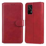 Classic Calf Texture PU + TPU Horizontal Flip Leather Case with Holder & Card Slots & Wallet For OPPO Realme GT 5G(Red)