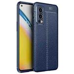 For OnePlus Nord 2 5G Litchi Texture TPU Shockproof Case(Blue)