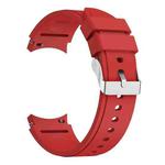 For Samsung Galaxy Watch4 44mm Silicone Watch Band(Red)