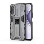 For Honor X20 SE Supersonic PC + TPU Shock-proof Protective Case with Holder(Grey)