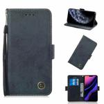 For iPhone 11 Pro Retro Horizontal Flip Leather Case with Card Slot & Holder(Black)