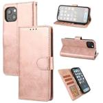 Crazy Horse Texture Horizontal Flip PU Leather Case with Holder & Card Slots & Wallet & Photo Frame For iPhone 13(Pink)