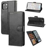 Crazy Horse Texture Horizontal Flip PU Leather Case with Holder & Card Slots & Wallet & Photo Frame For iPhone 13(Black)