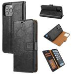 Crazy Horse Texture Detachable Horizontal Flip PU Leather Case with Holder & Card Slots & Wallet & Photo Frame For iPhone 13 Pro(Black)
