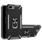 PC + TPU Protective Case with 360 Degrees Rotatable Ring Holder For iPhone 8 Plus & 7 Plus(Gray)