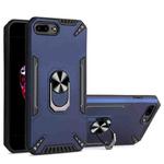 PC + TPU Protective Case with 360 Degrees Rotatable Ring Holder For iPhone 8 Plus & 7 Plus(Royal Blue)