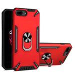 PC + TPU Protective Case with 360 Degrees Rotatable Ring Holder For iPhone 8 Plus & 7 Plus(Red)