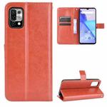 For Umidigi Power 5 Crazy Horse Texture Horizontal Flip Leather Case with Holder & Card Slots & Lanyard(Brown)