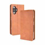 For Xiaomi Poco F3 GT / Redmi K40 Gaming Magnetic Buckle Retro Crazy Horse Texture Horizontal Flip Leather Case with Holder & Card Slots & Photo Frame(Brown)