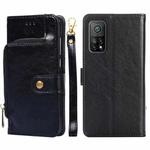 Zipper Bag PU + TPU Horizontal Flip Leather Case with Holder & Card Slot & Wallet & Lanyard For Xiaomi Redmi K30S(Black)