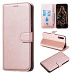 For Huawei Honor 9X / Honor 9X Pro Classic Calf Texture Horizontal Flip PU Leather Case, with Holder & Card Slots & Wallet(Rose Gold)