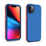 For iPhone 13 Dual-color 360 Degrees Full Coverage Protective PC + TPU Shockproof Case(Blue)