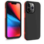For iPhone 13 Pro Max Dual-color 360 Degrees Full Coverage Protective PC + TPU Shockproof Case (Black)