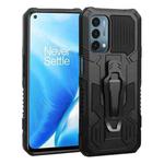 For OnePlus Nord N200 5G Machine Armor Warrior Shockproof PC + TPU Protective Case(Black)