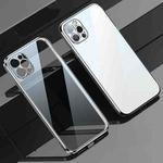 For iPhone 13 Pro SULADA Elastic Silicone Edge Frame + TPU All-inclusive Anti-fall Case (Silver)