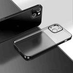 For iPhone 13 SULADA Electroplating Shockproof Ultra-thin TPU Protective Case(Black)