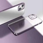 For iPhone 13 SULADA Electroplating Shockproof Ultra-thin TPU Protective Case(Purple)
