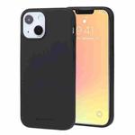 For iPhone 13 mini GOOSPERY SOFT FEELING Liquid TPU Shockproof Soft Case  (Black)