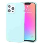 For iPhone 13 Pro GOOSPERY SOFT FEELING Liquid TPU Shockproof Soft Case (Mint Green)