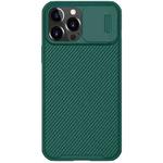 For iPhone 13 Pro NILLKIN Black Mirror Pro Series Camshield Full Coverage Dust-proof Scratch Resistant Phone Case (Green)