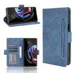 For Motorola Moto Edge 20 Pro/Edge S Pro Skin Feel Calf Pattern Horizontal Flip Leather Case with Holder & Card Slots & Photo Frame(Blue)