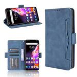 For Infinix Hot 10s/10s NFC/10T Skin Feel Calf Pattern Horizontal Flip Leather Case with Holder & Card Slots & Photo Frame(Blue)