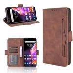 For Infinix Hot 10s/10s NFC/10T Skin Feel Calf Pattern Horizontal Flip Leather Case with Holder & Card Slots & Photo Frame(Brown)