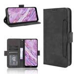 For Nokia C10/C20 Skin Feel Calf Pattern Horizontal Flip Leather Case with Holder & Card Slots & Photo Frame(Black)